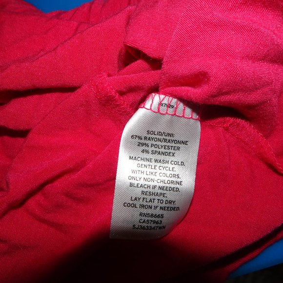 NWT Sejour Nordstrom Pink Plus Size Long Sleeve Tee Blouse - Picture 6 of 6